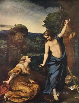 Noli Me Tangere Manierismo renacentista Antonio da Correggio Pinturas al óleo